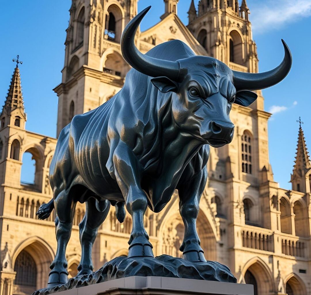 Así es el toro que quiere Sahagún comparado con otros edificios de León