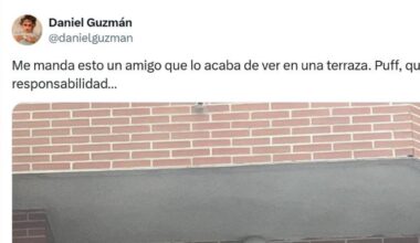 Un amigo le manda a Daniel Guzmán lo que ha visto en un balcón y él no se lo puede creer