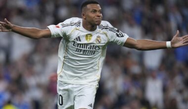 Gol de penal de Mbappé le da al Real Madrid su primera victoria en La Liga, 1-0 ante Osasuna