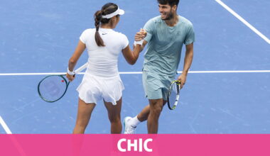 Las fotos que demuestran la química entre Carlos Alcaraz y Emma Raducanu en el US Open