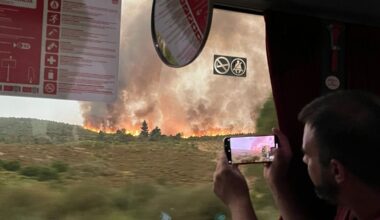 «Fuego, todo humo y ceniza, hidroaviones pasando por encima... ha sido el peor viaje de mi vida»