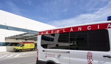 Una niña de seis años muere atropellada por una ambulancia en el centro de Valencia