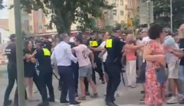 La rebelión ciudadana contra la tala de árboles en Huesca acaba con una detenida