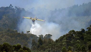 Estabilizado el incendio de Larouco, el más grande de la historia de Galicia