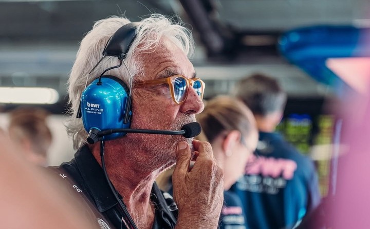 Flavio Briatore, jefe de Alpine.