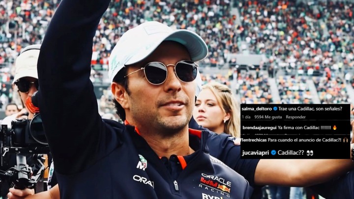 Checo Pérez habló con Briatore preguntando por la butaca de Colapinto.