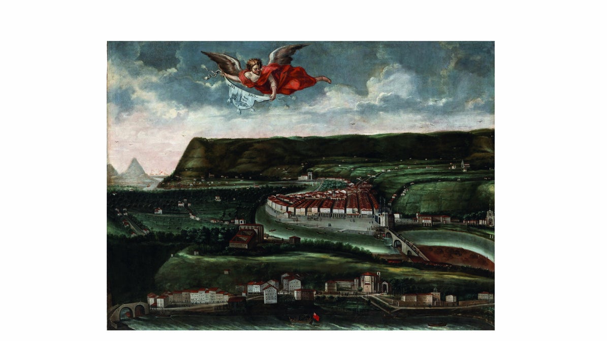 El cuadro recuperado en Exeter que desvela el Bilbao de 1700