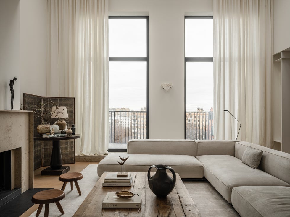 casa elegante blanco y madera
