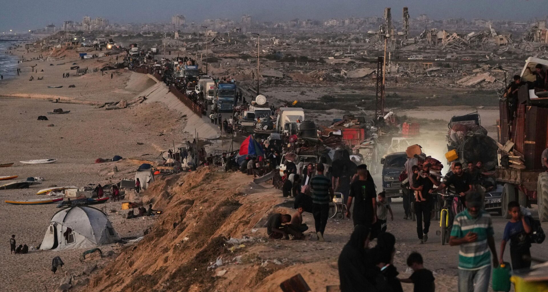 Ciudad de Gaza sufre su segundo día de ofensiva terrestre israelí