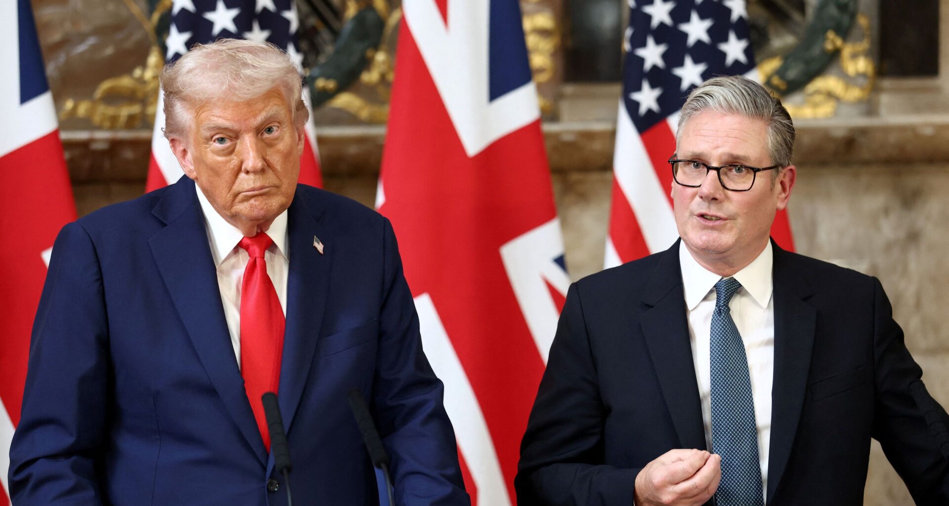 Trump muestra su "desacuerdo" con la postura de Starmer sobre Palestina