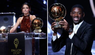 Ousmane Dembelé y Aitana Bonmatí: Balón de Oro 2025