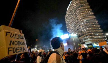 Una semana de protestas en Ecuador