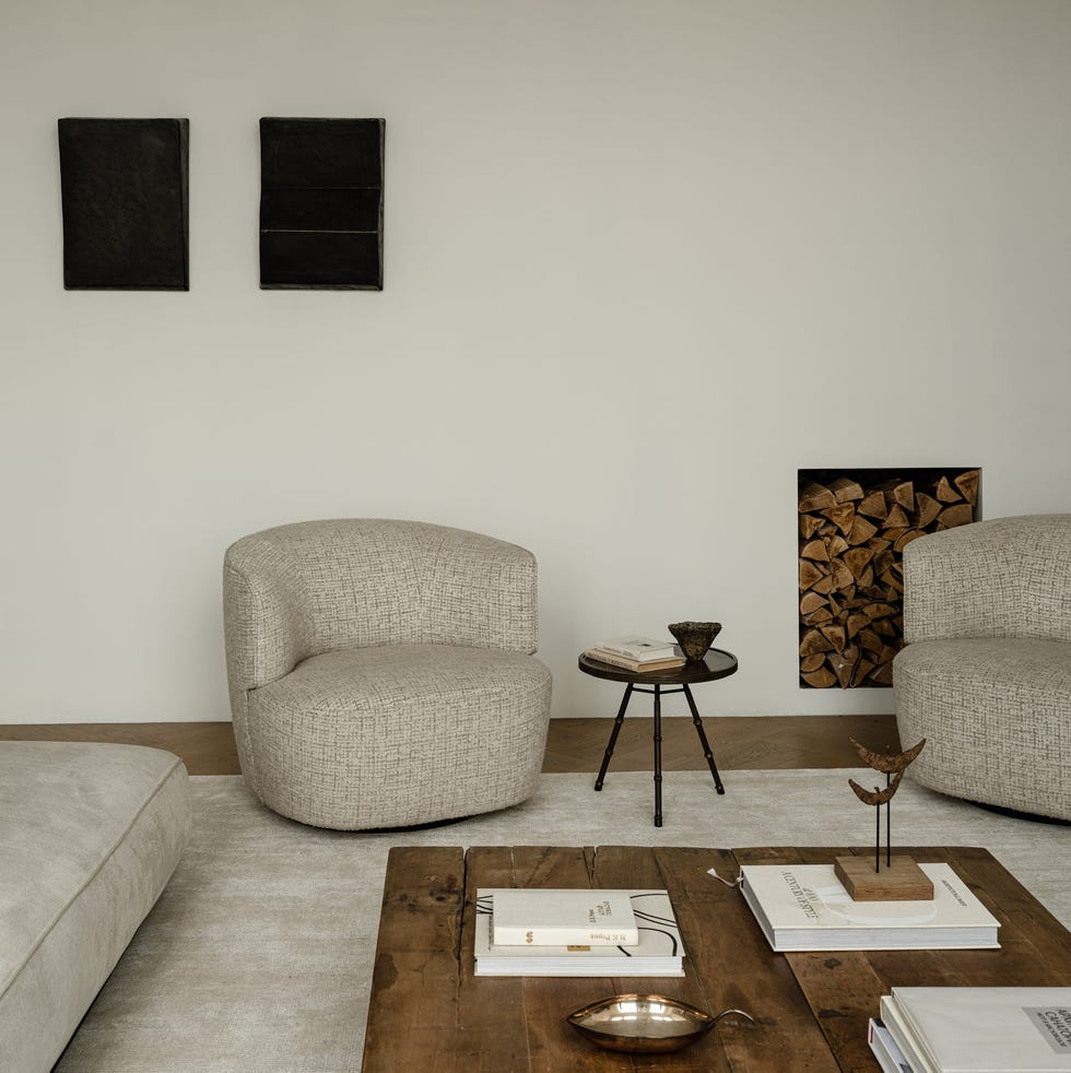 casa elegante blanco y madera