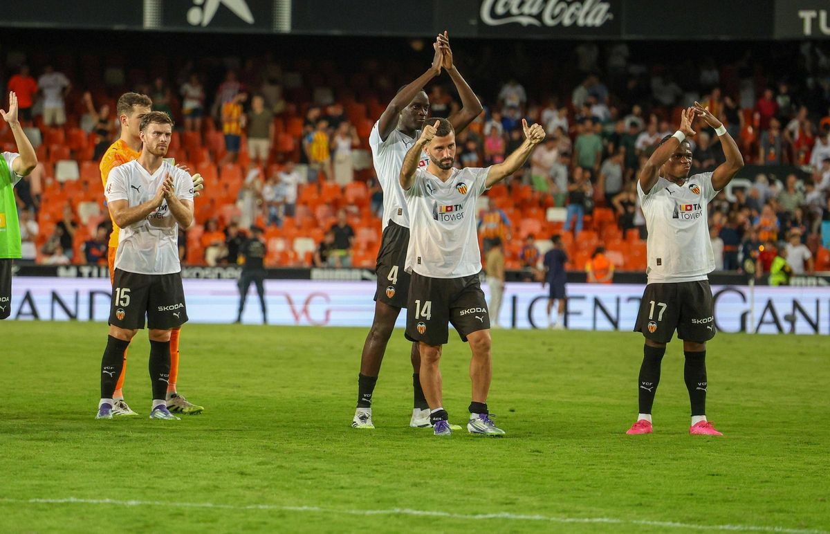 Valencia VLC SPD partido de fútbol Liga EAsports entre el Valencia CF y el Athletic Club Bilbao