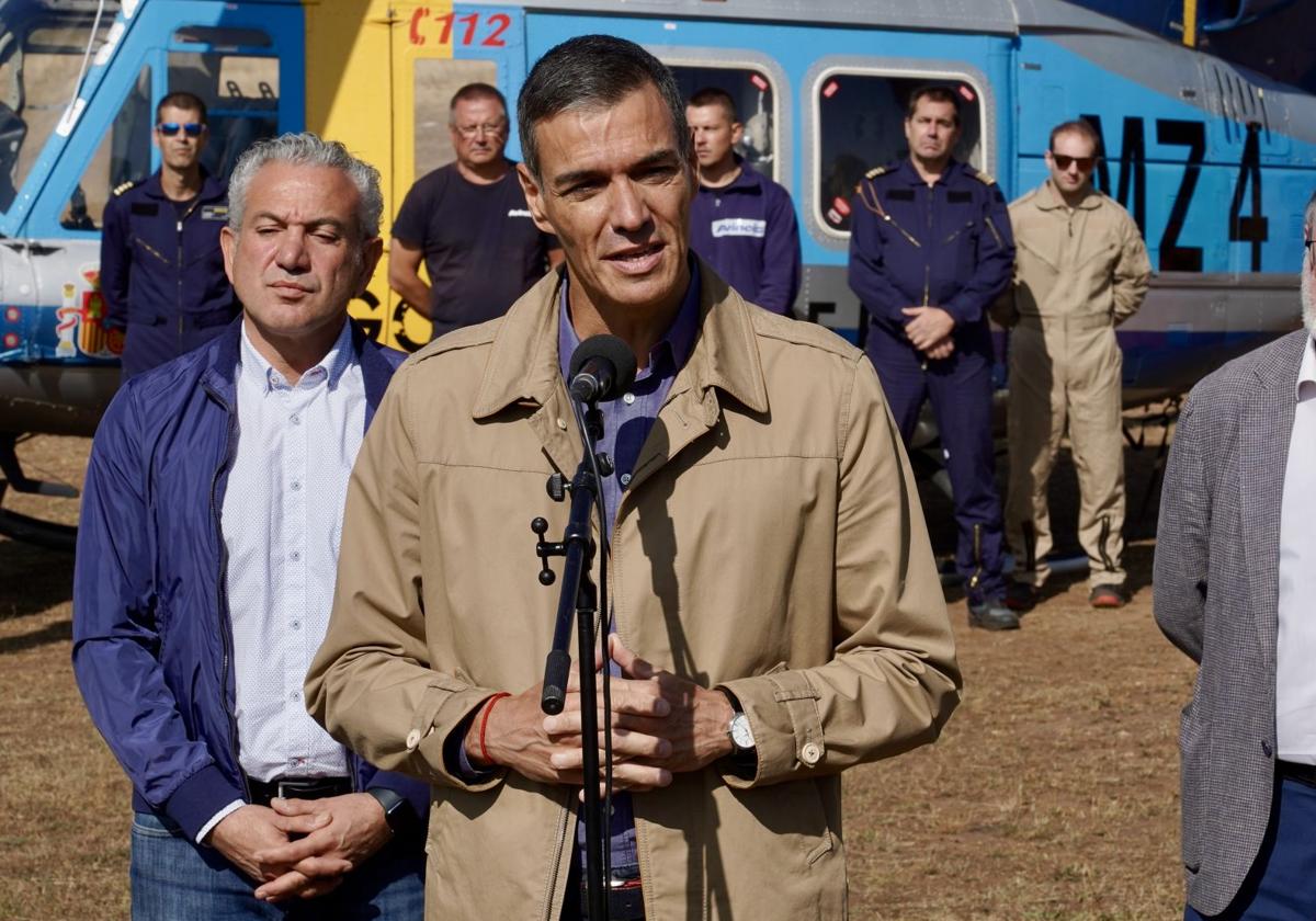 Sánchez insiste en León en un frente a la «emergencia climática» y avanza la ampliación de la base de Tabuyo