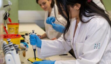 Varias alumnas en la formación que se impartió la semana pasada en Son Espases para especialistas de todo el mundo.