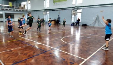 La Escuela Municipal de Handball e Independiente fueron los animadores de una extensa jornada
