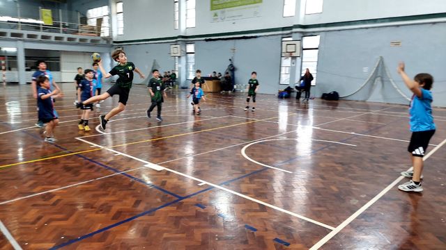 La Escuela Municipal de Handball e Independiente fueron los animadores de una extensa jornada