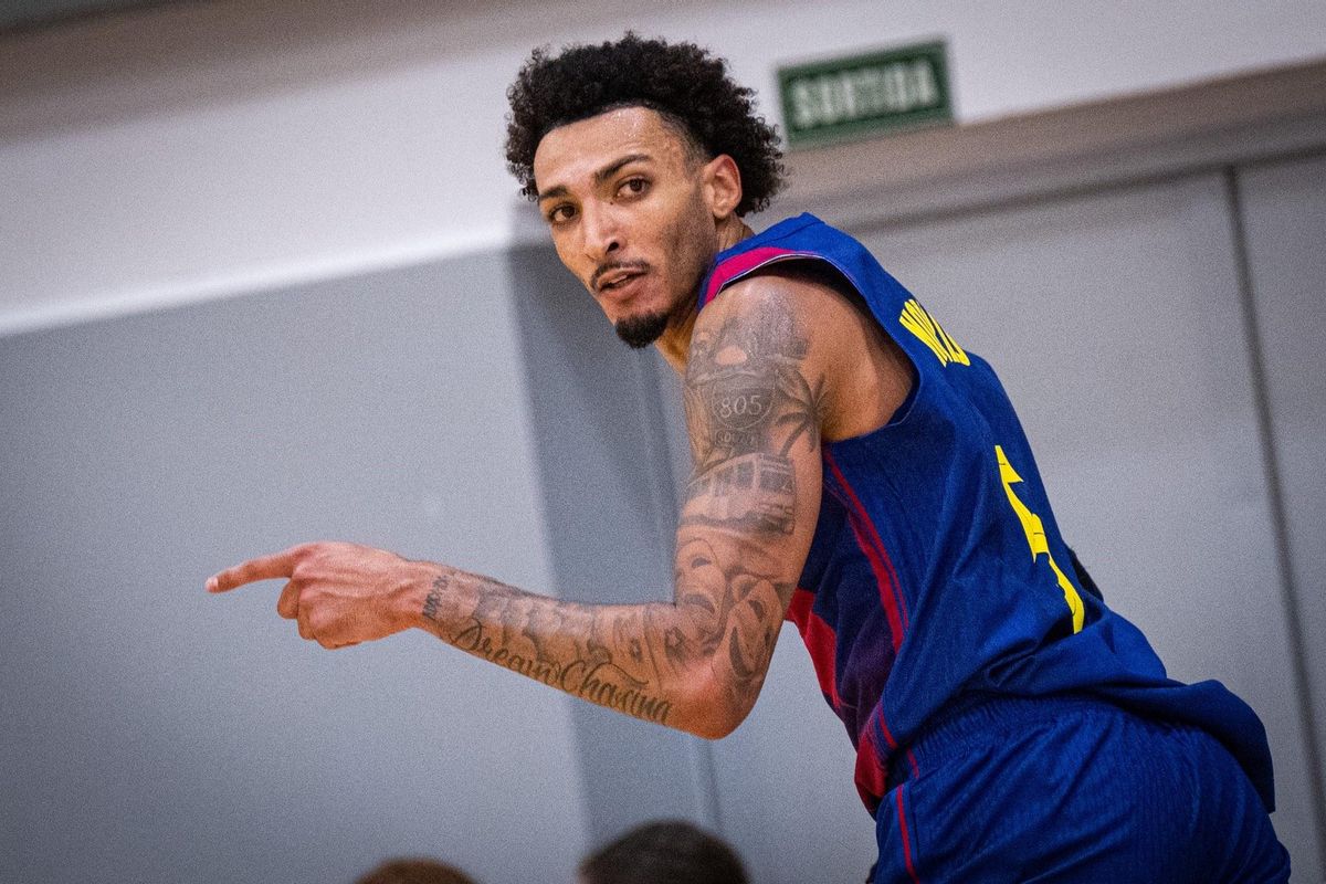 Miles Norris jugó un gran partido en su debut de blaugrana
