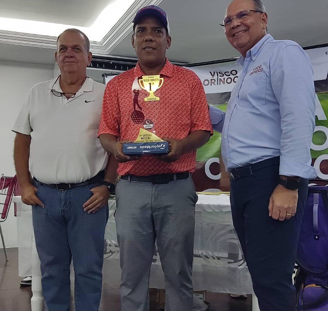 Pedro Riego se corona campeón de la  I copa de golf  Visco Orinoco