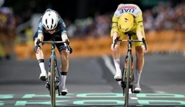 Ciclistas durante una edición del Tour de Francia