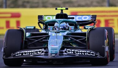 Fernando Alonso durante los entrenamientos libres del GP de Hungría.