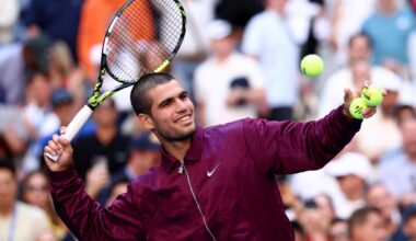 Carlos Alcaraz, en el US Open 2025