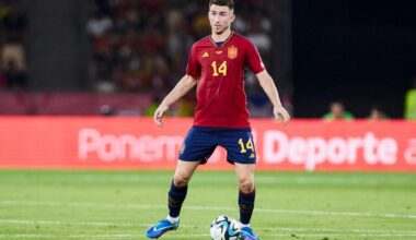Aymeric Laporte, en un partido de la Selección.