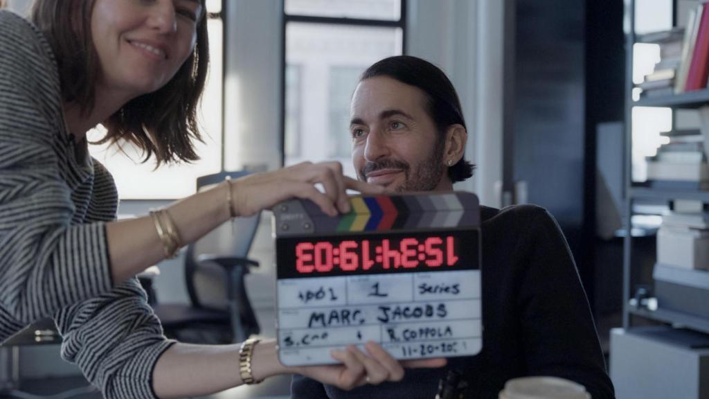 Sofia Coppola y Marc Jacobs durante el rodaje de 'Marc by Sofia'.