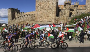 Imagen de la 16ª etapa de La Vuelta.