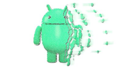 Fotomontaje inspirado en la mascota de Android