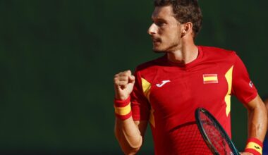 Pablo Carreño, durante el partido ante Elmer Moeller.