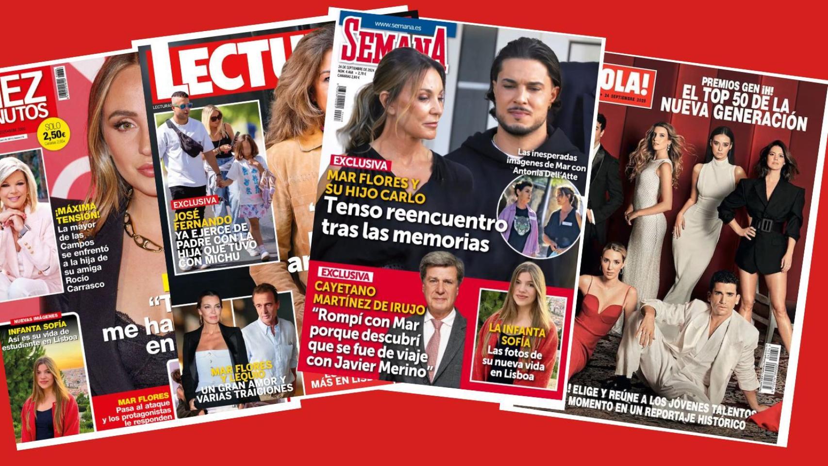 Kiosco rosa: el tenso reencuentro entre Mar Flores y su hijo Carlo tras la publicación de sus memorias - El Español