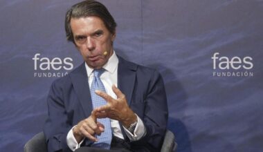 El expresidente del Gobierno José María Aznar este miércoles en el Campus Faes 2025.