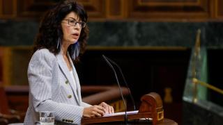 La ministra de Igualdad, Ana Redondo, en el Congreso de los Diputados.