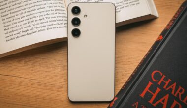 Libros en un móvil Android