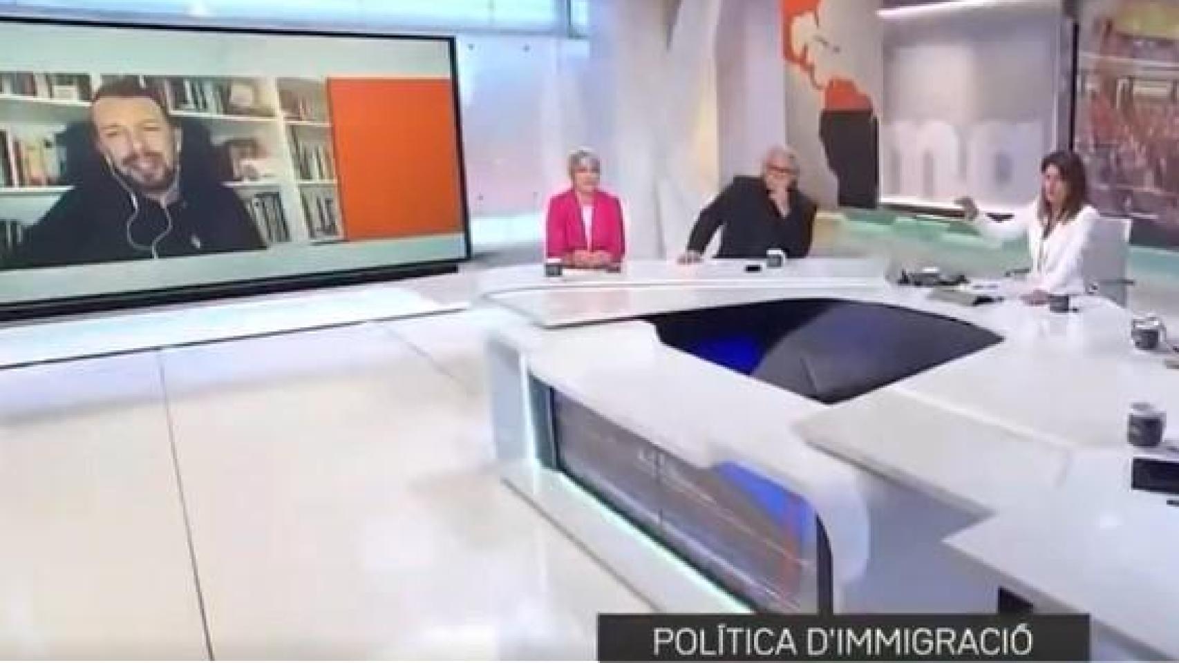 Pablo Iglesias este miércoles durante su intervención en