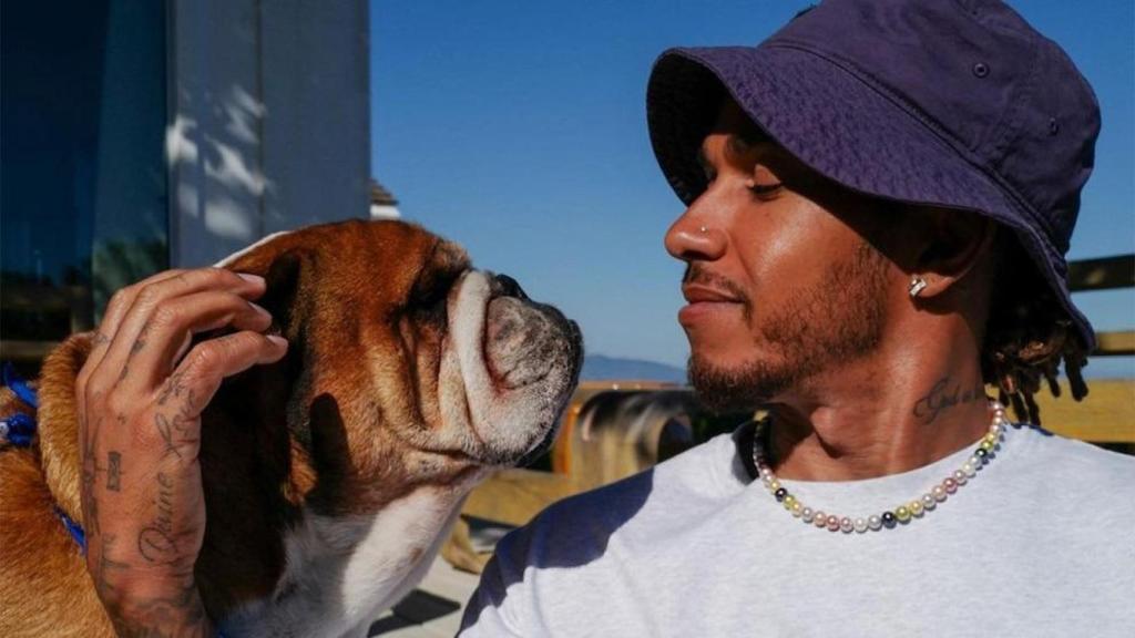 Lewis Hamilton y Roscoe