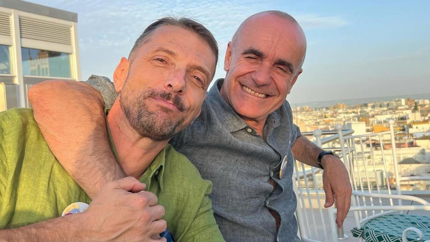 Antonio Muñoz, exalcalde de Sevilla, y Fernando Repiso en una imagen de sus redes sociales.