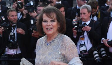 Claudia Cardinale en una fotografía tomada en Cannes, en 2017.