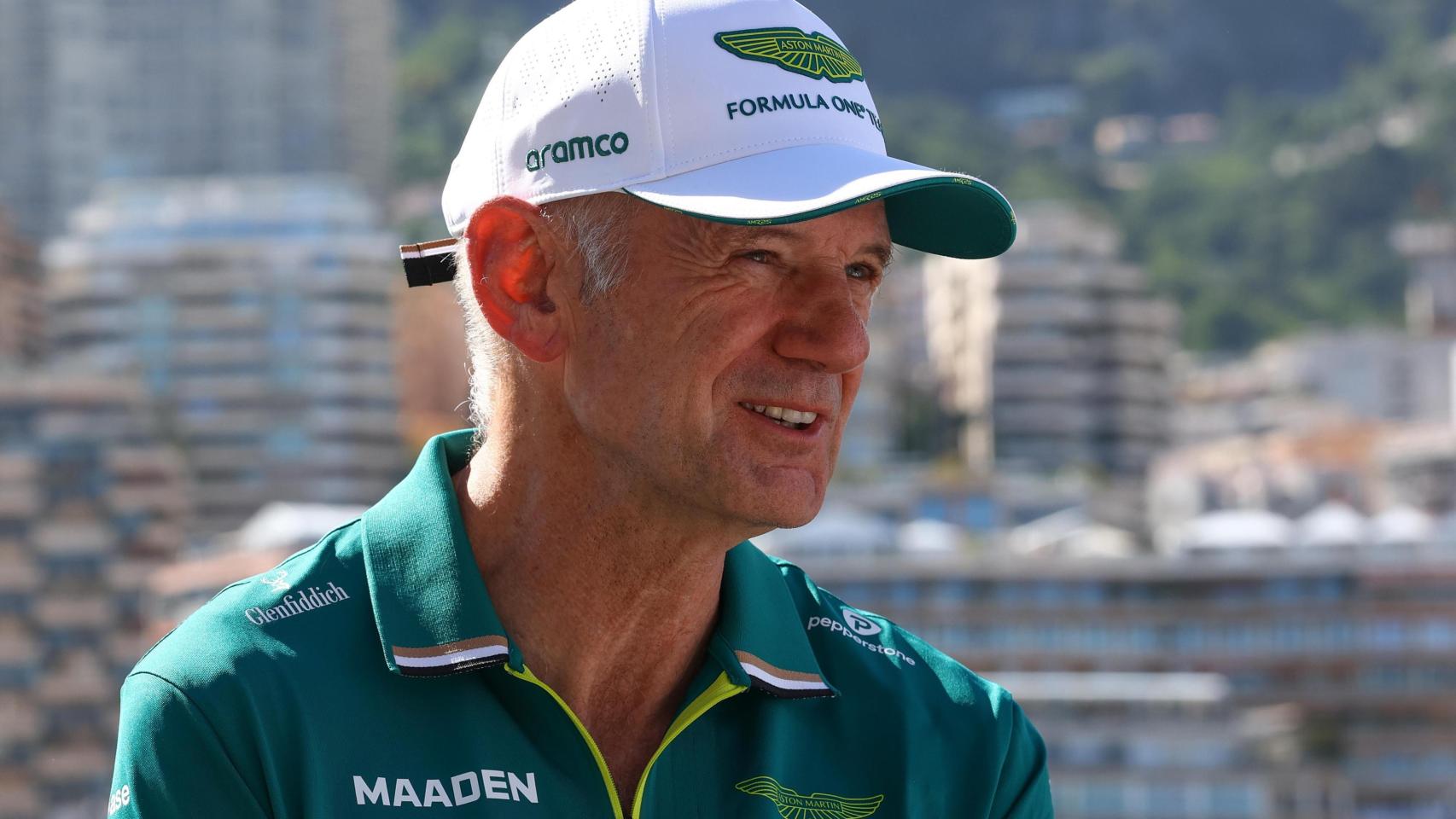 Adrian Newey, en el Gran Premio de Mónaco con Aston Martin F1
