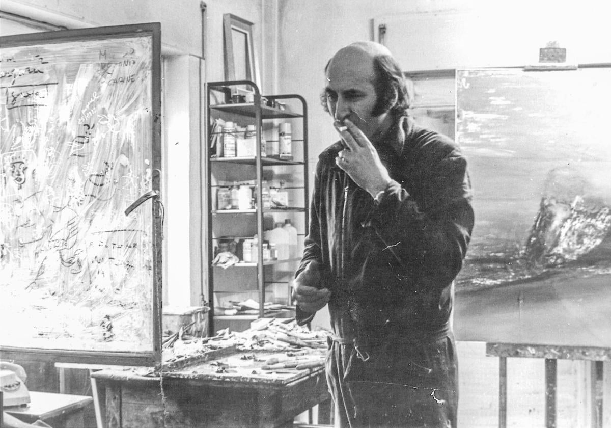 Las 'cuatro esquinas' del genio del pintor Enrique Gran habitan en la Biblioteca Central