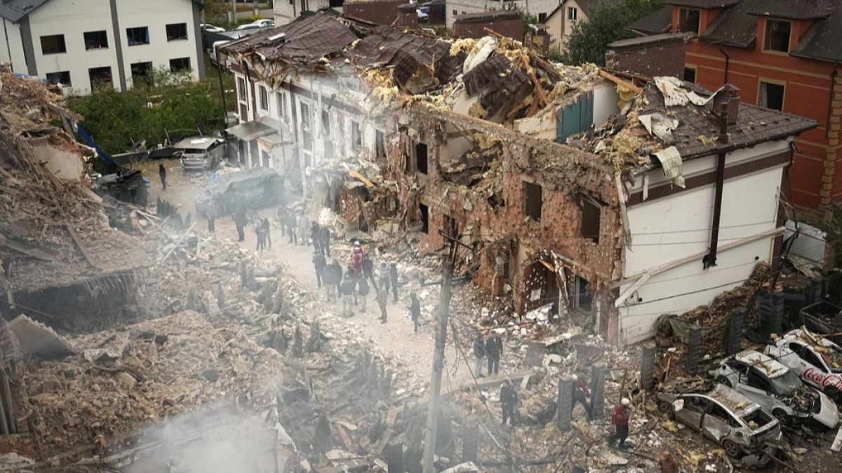 Rusia lanza una gran ofensiva nocturna sobre la capital ucraniana con más de 500 drones y 40 misiles