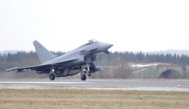 Un avión de reconocimiento ruso sobrevuela el mar Báltico, 2 cazas alemanes lo interceptan