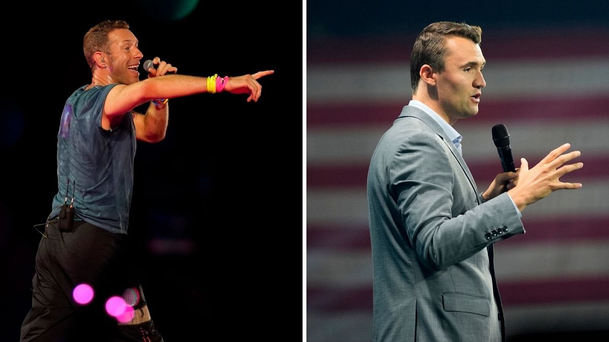 Los fans de Coldplay se enfadan porque Chris Martin pide a sus seguidores que "envíen amor" a la familia de Charlie Kirk