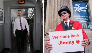 El regreso de Jimmy Kimmel logra la mayor audiencia en 10 años con 6,3 millones de espectadores