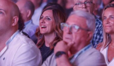 Los amigos que acompañan a la familia Roig en la inauguración del Roig Arena