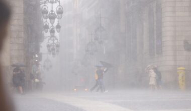 El verano se despide con granizo, lluvias torrenciales y avisos naranjas en Cataluña, Baleares y Comunidad Valenciana