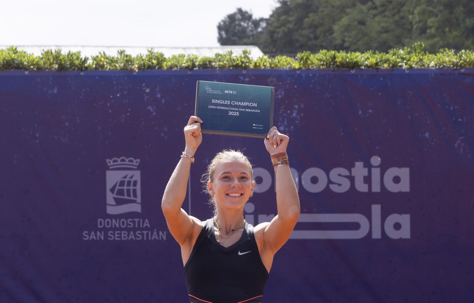 Gran ambiente en la final del torneo WTA de Donostia