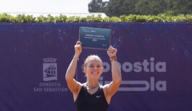 Gran ambiente en la final del torneo WTA de Donostia